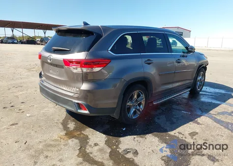 2017 Toyota Highlander Limited Platinum from USA, damaged, VIN 5TDYZRFH0HS200718